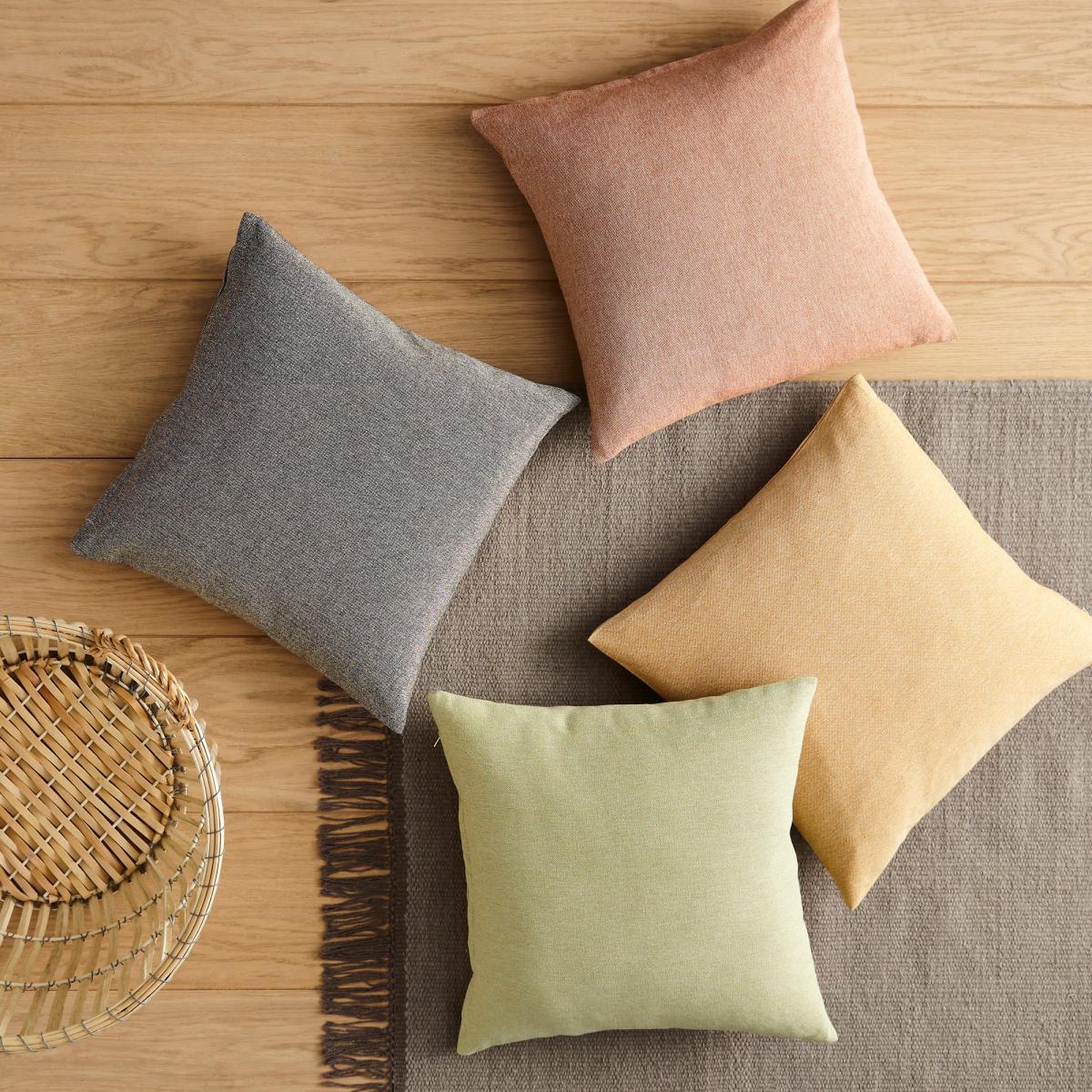 Croston Cotton Cushion Yellow – image 4