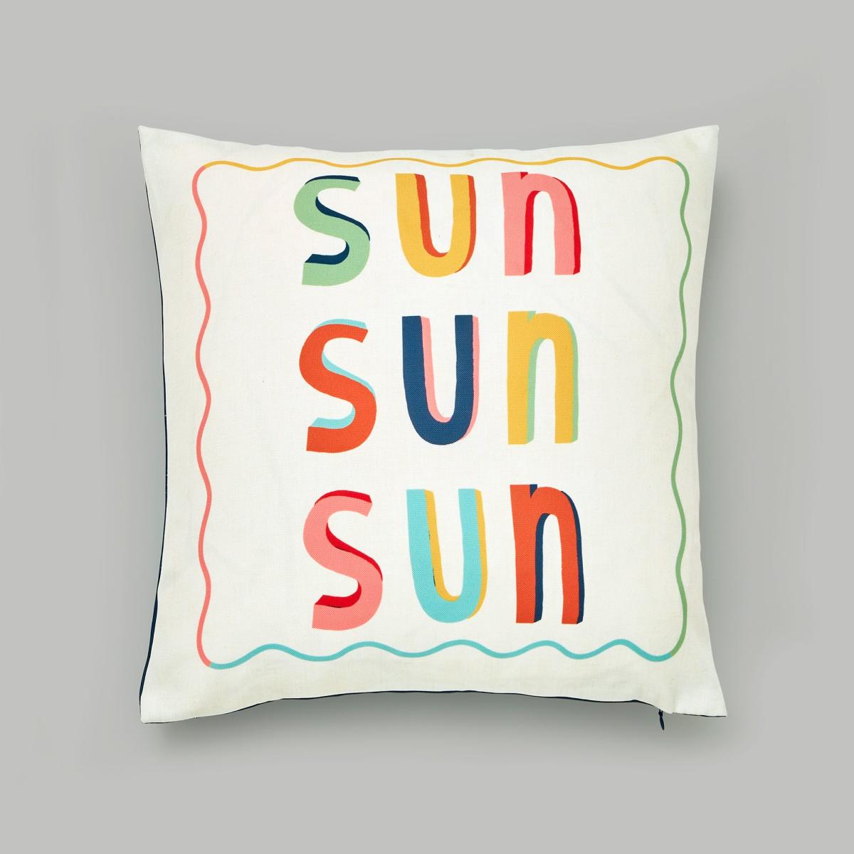 Sun Sun Sun Outdoor Square Cushion – image 3