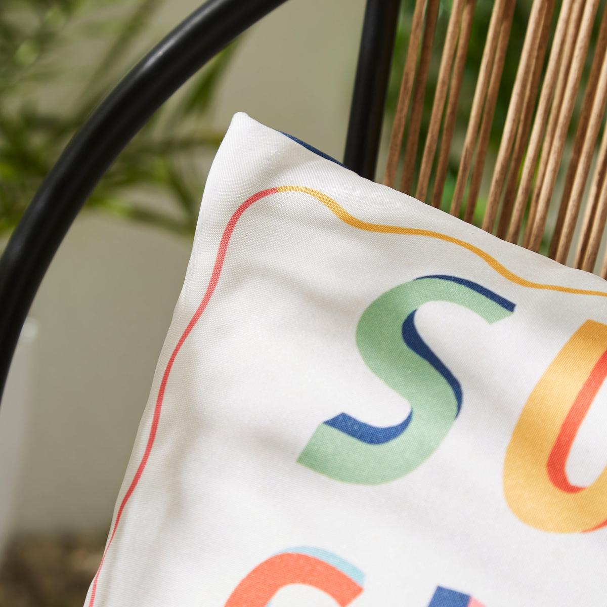 Sun Sun Sun Outdoor Square Cushion – image 1