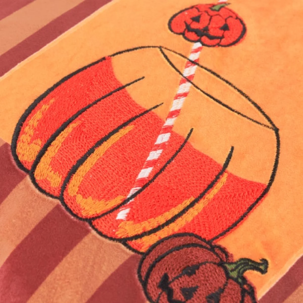 Furn. Pumpkin Spice Square Cushion – image 2