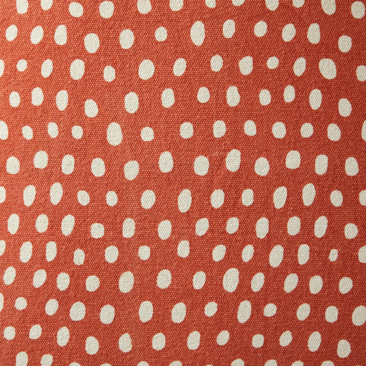 Polka Dot Cushion Orange and White – image 2