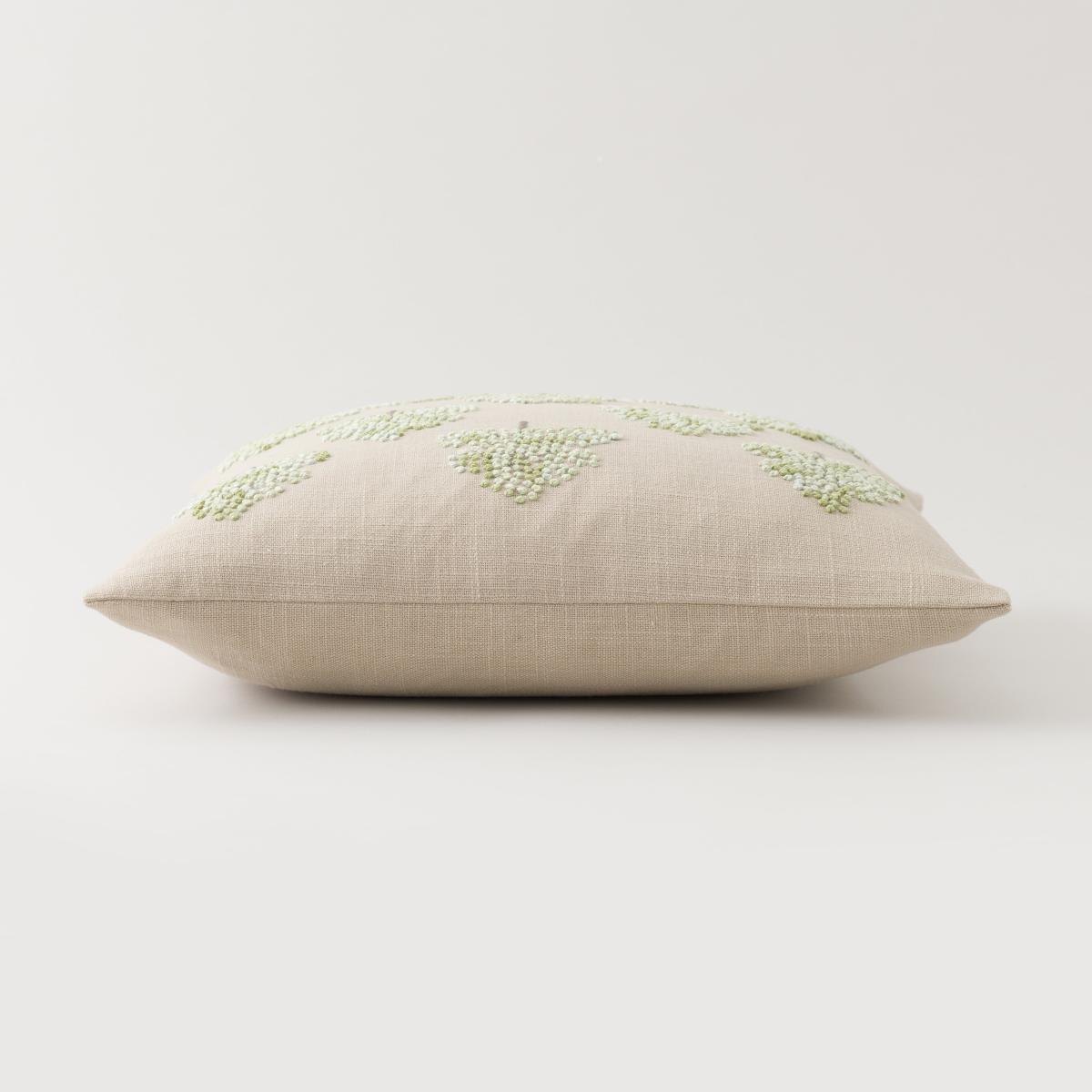 French Knot Trees Cushion Green – image 4