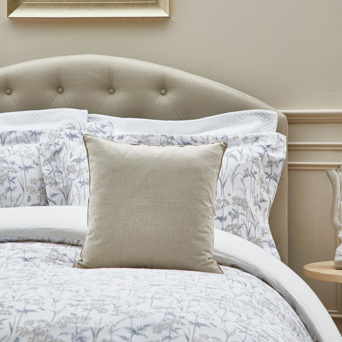 Dorma Embroidered Bee Cushion Natural – image 3