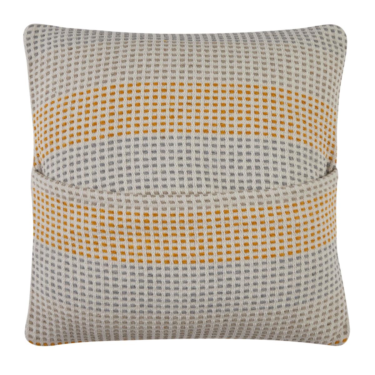 Reva Cushion 43cm x 43cm Ochre (Yellow) – image 3