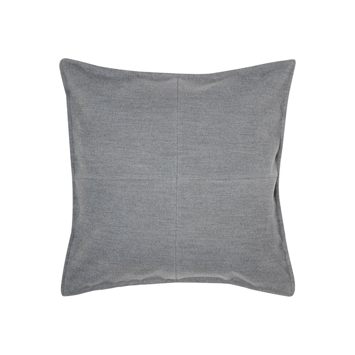 Large Grey Patchwork Felt Cushion Grey – image 1