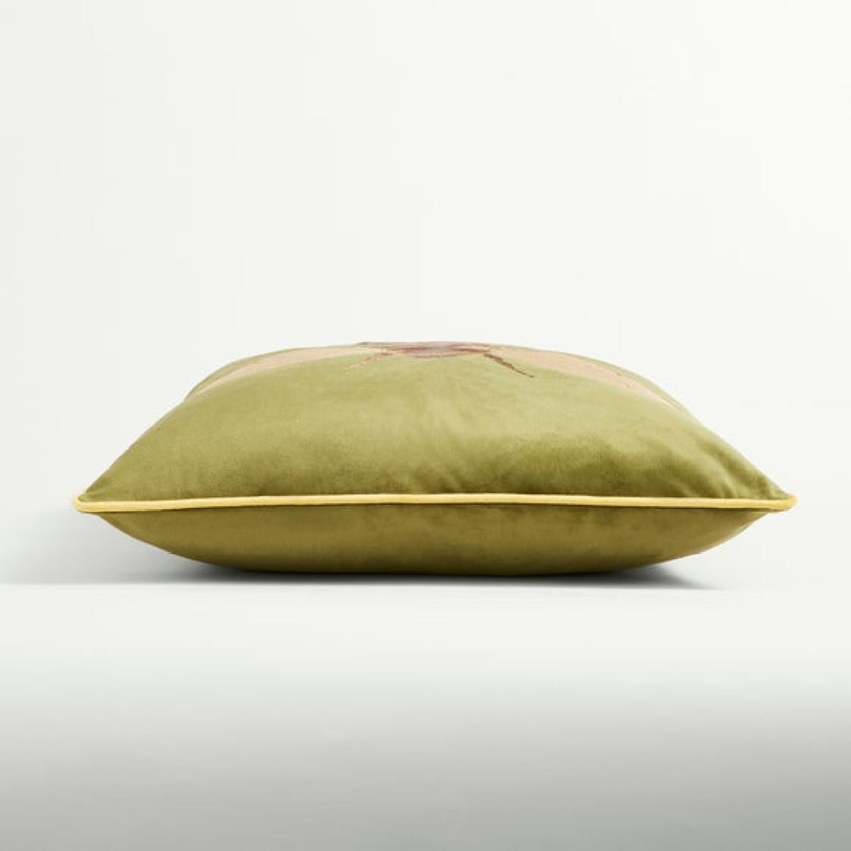 Embroidered Bee Square Cushion – image 4