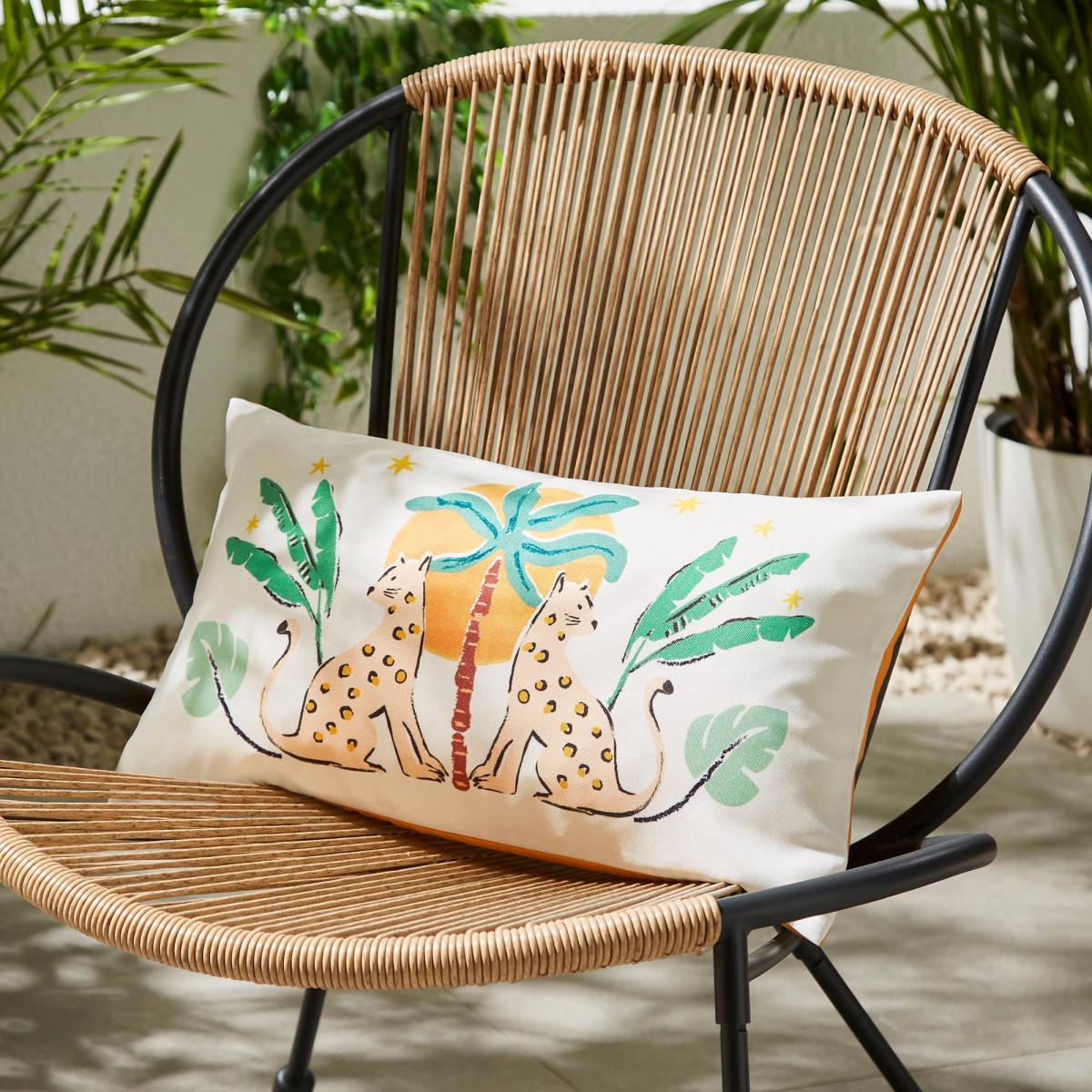 Savanah Cheetahs Outdoor Rectangle Cushion – image 1