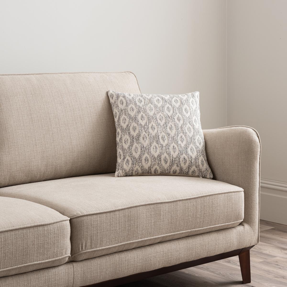 Stria Ogee Cushion Grey/White – image 2