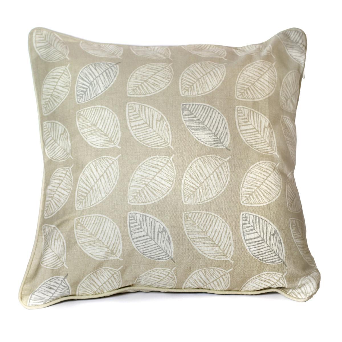 Delft Natural Cushion Green, Grey and White – image 2