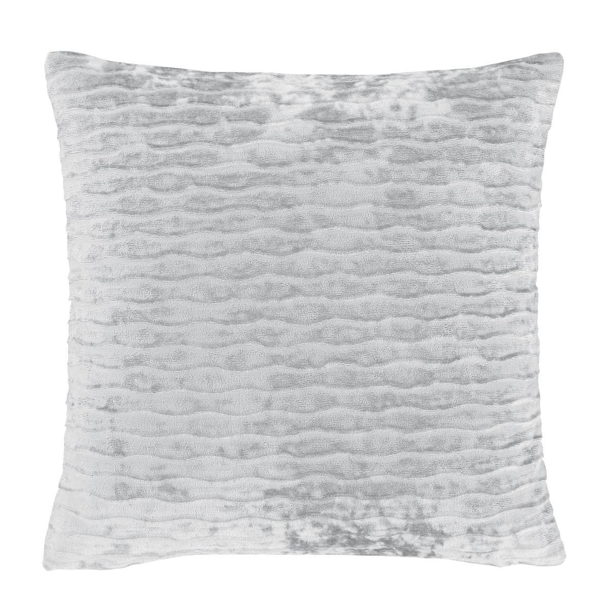 Tanith Silver Velvet Cushion Silver – image 2
