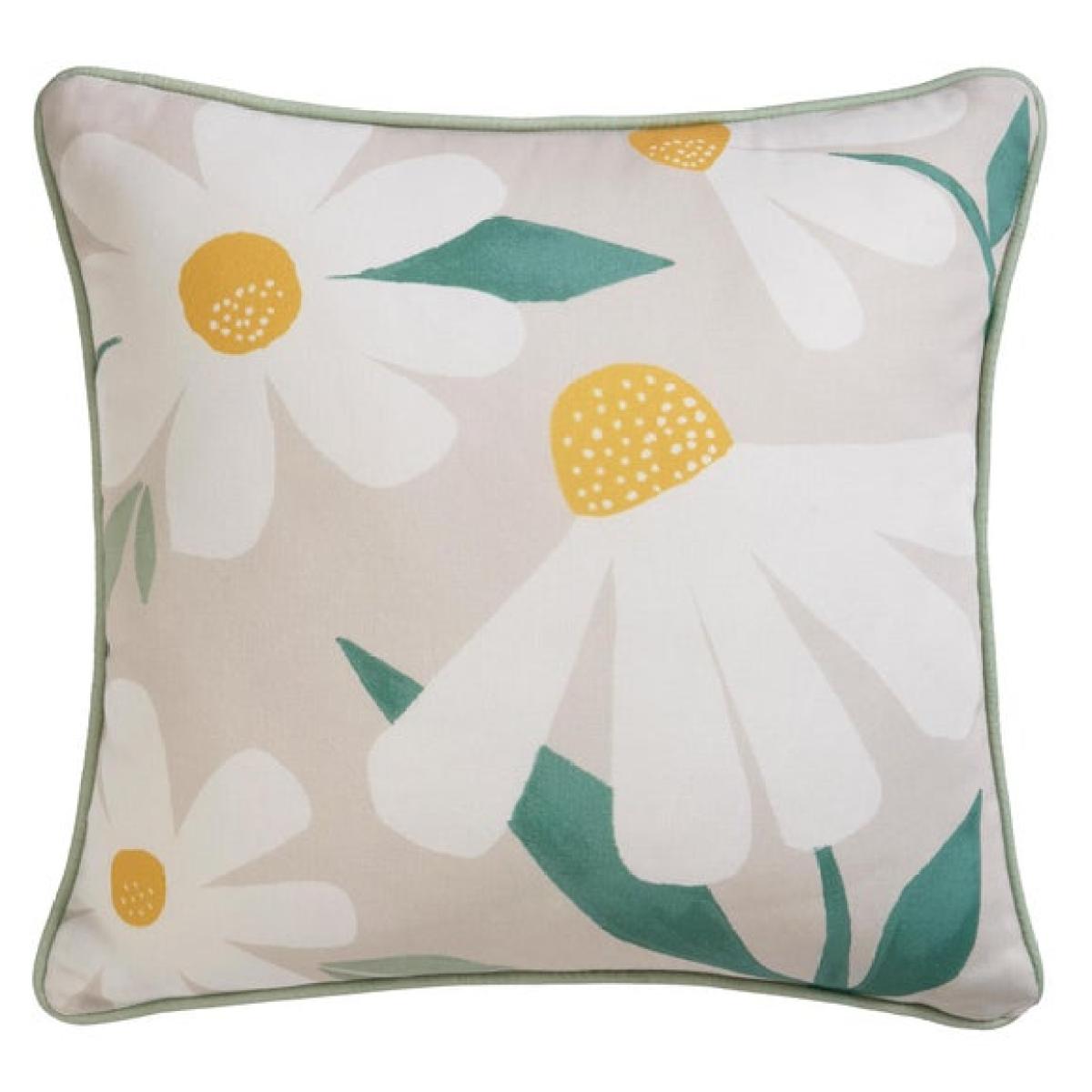Daisy Cotton Square Filled Cushion – image 2