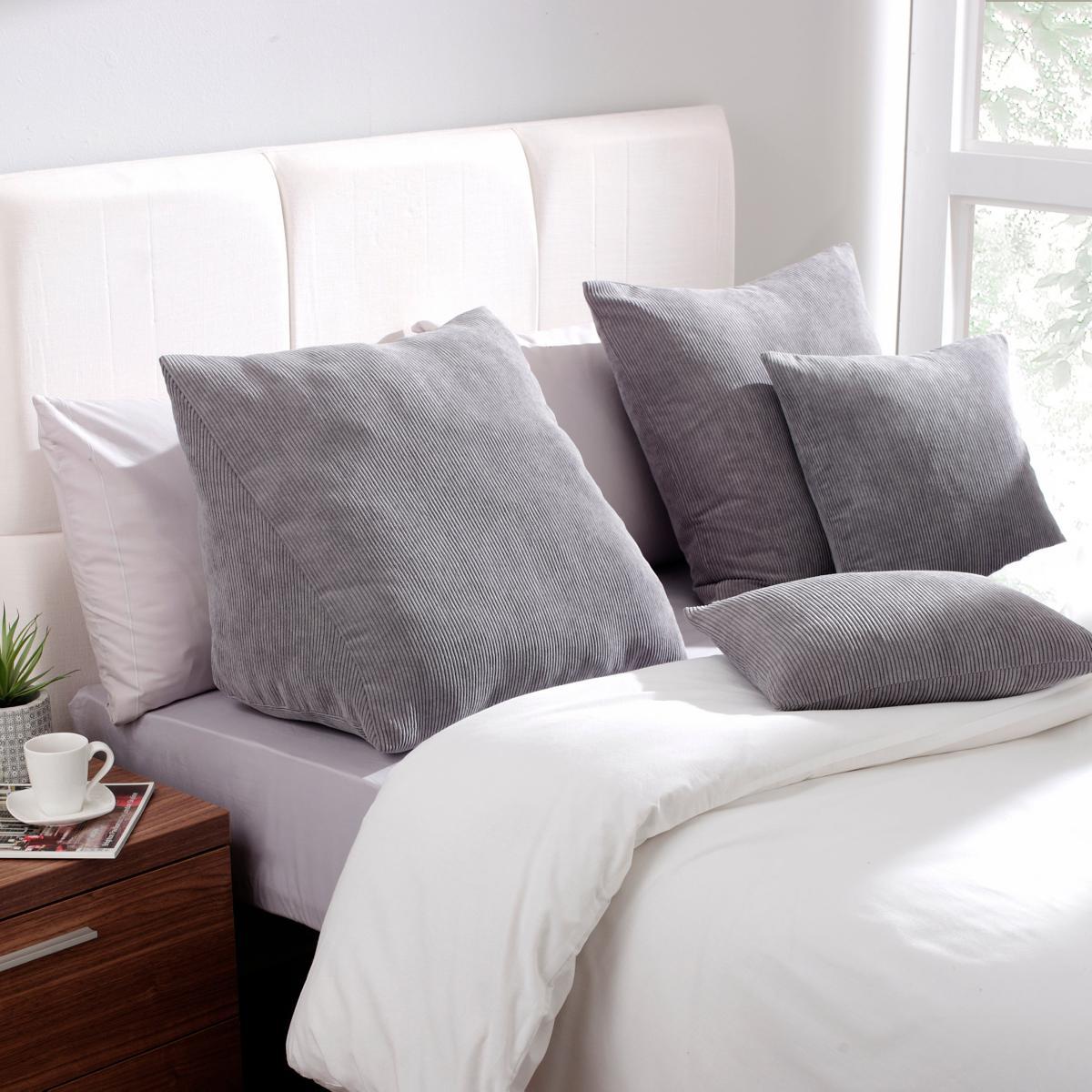 Corduroy Charcoal Rest Cushion Charcoal – image 4