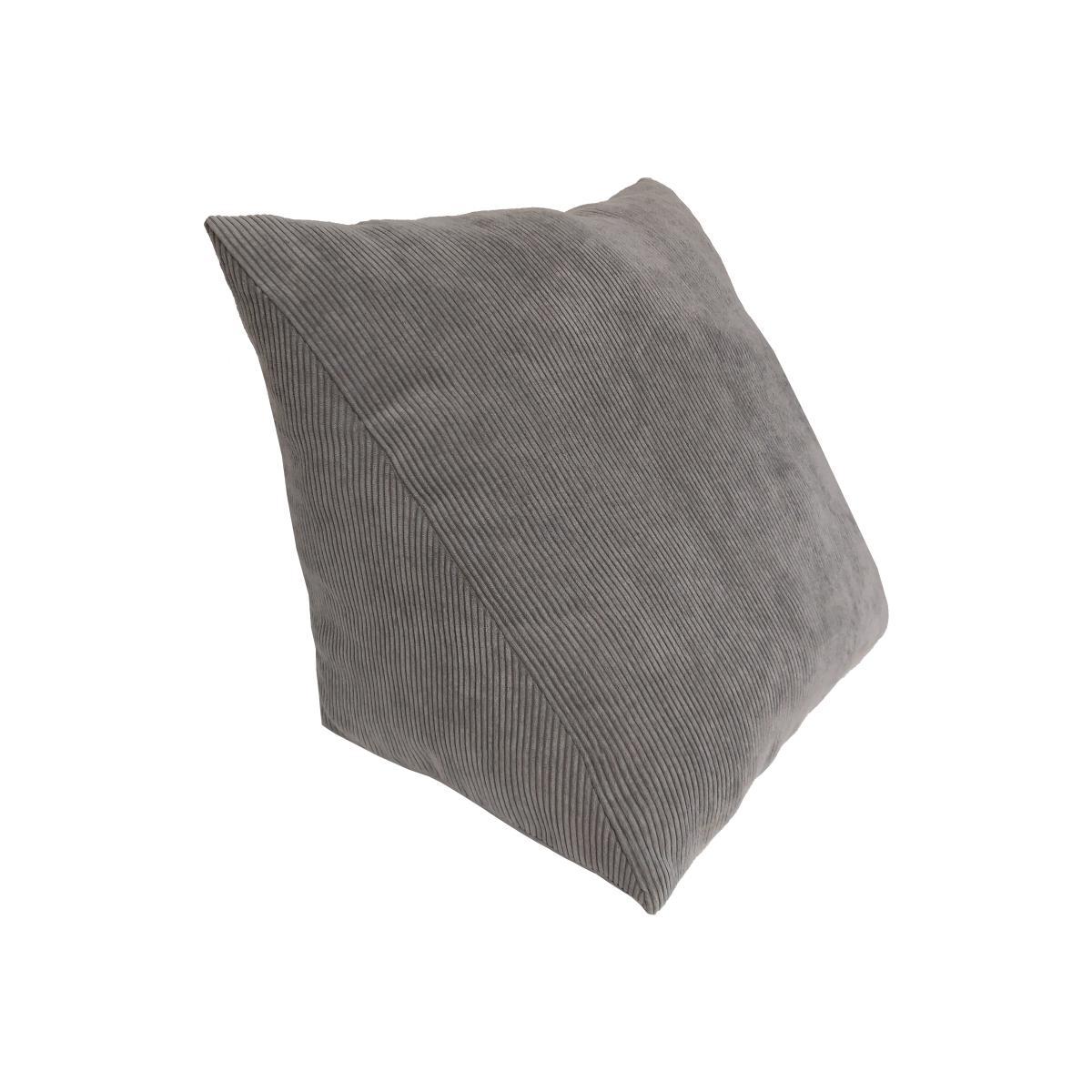 Corduroy Charcoal Rest Cushion Charcoal – image 1