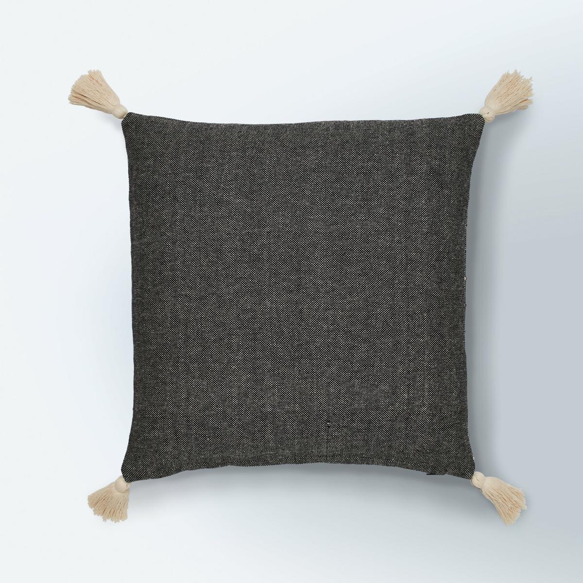 Freya Striped Cushion Charcoal Charcoal – image 4