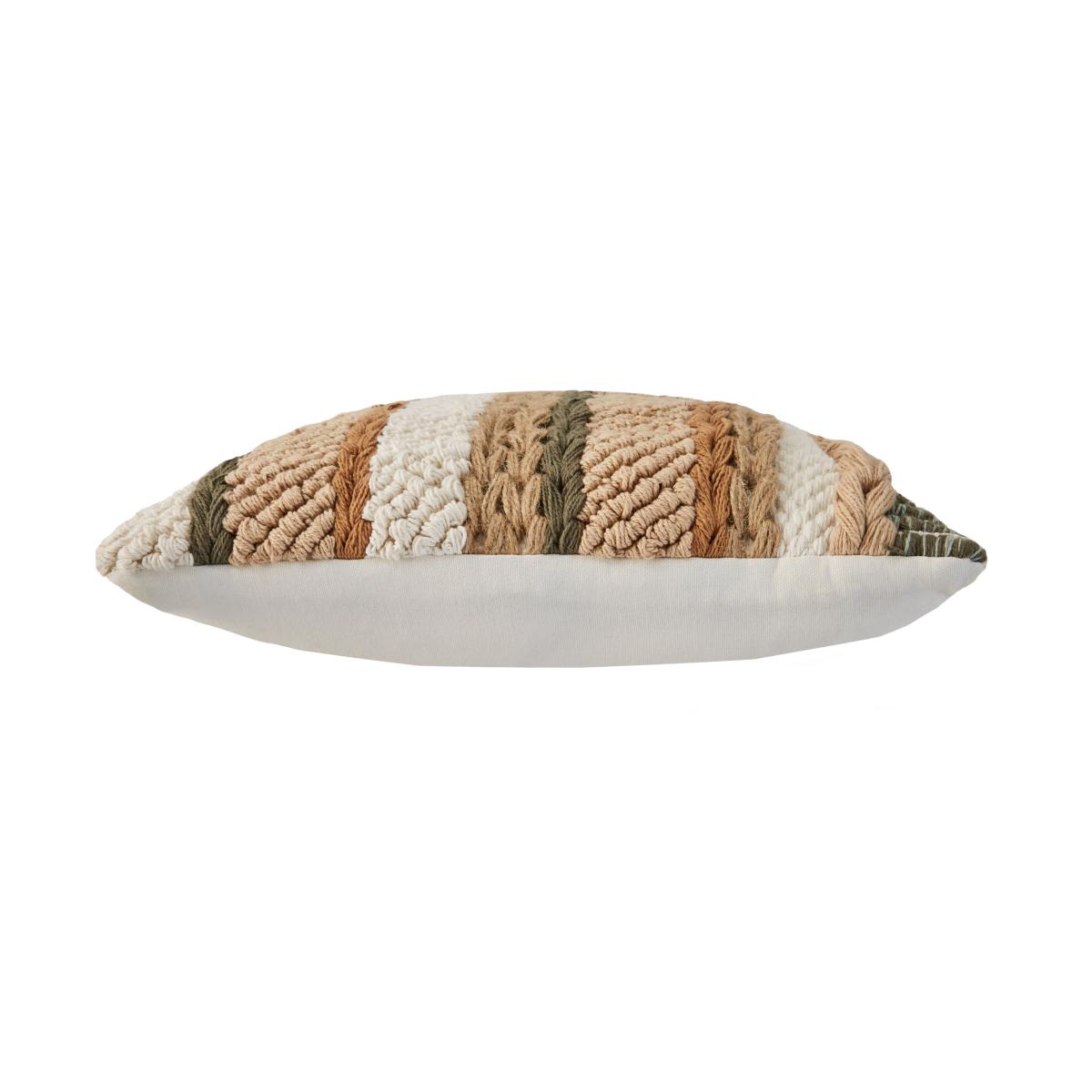 Natural Plaited Cushion 43x43 Brown – image 3
