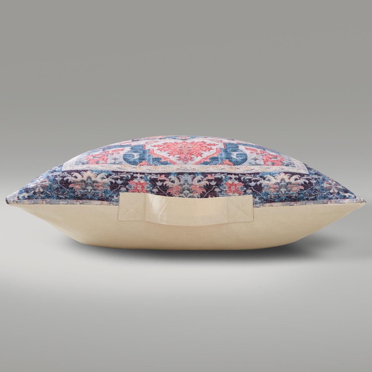 Printed Oriental Floor Cushion MultiColoured – image 4