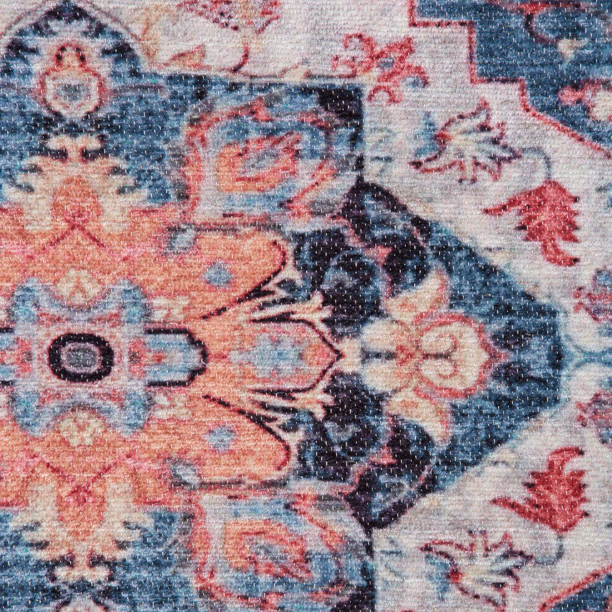 Printed Oriental Floor Cushion MultiColoured – image 5