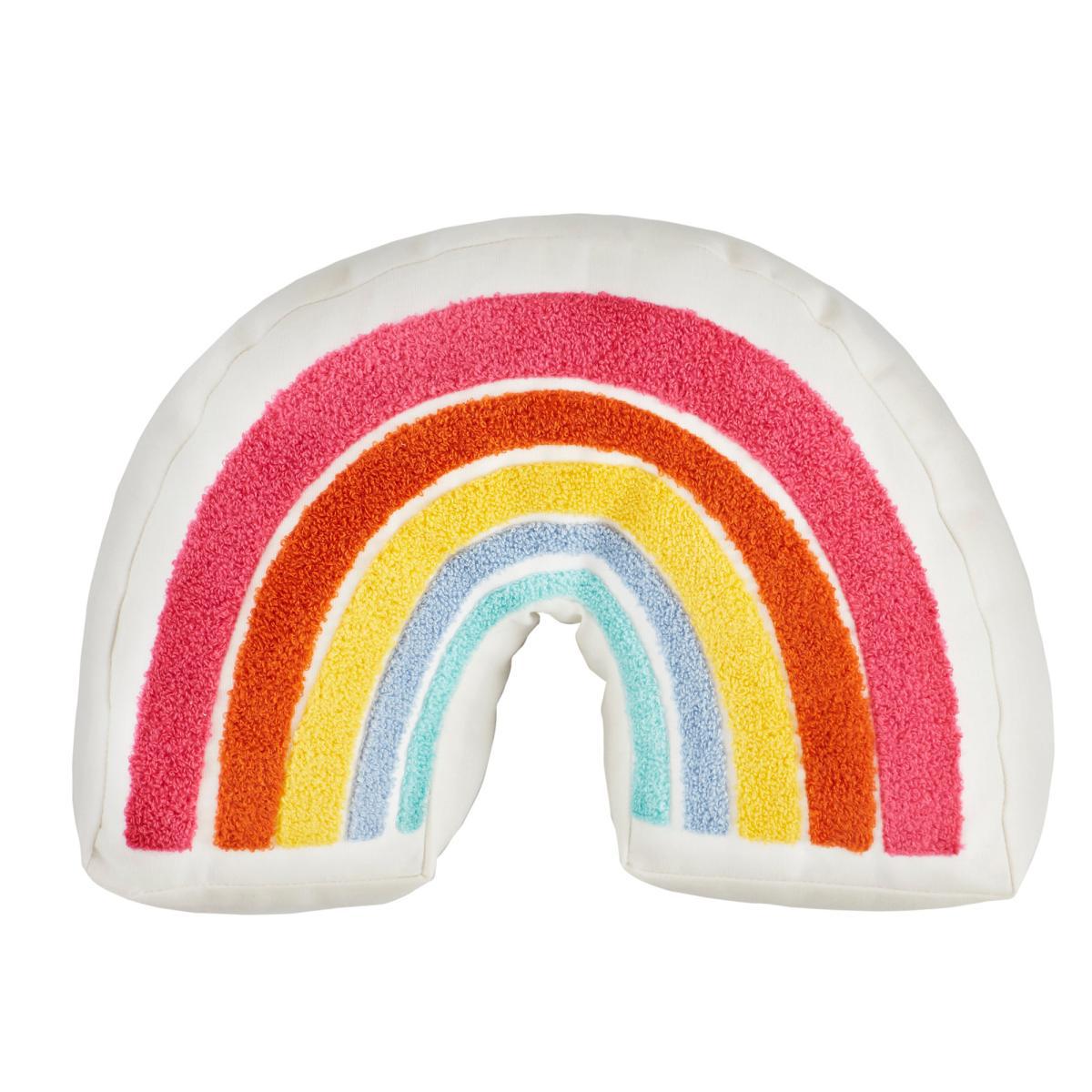Elements Rainbow 3D Cushion Red, Yellow and White – image 2