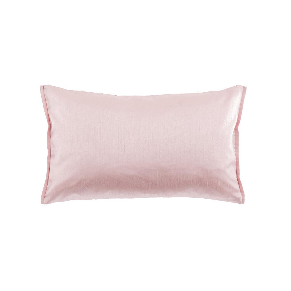 Elene Pink Floral Sequin Boudoir Cushion Pink – image 2