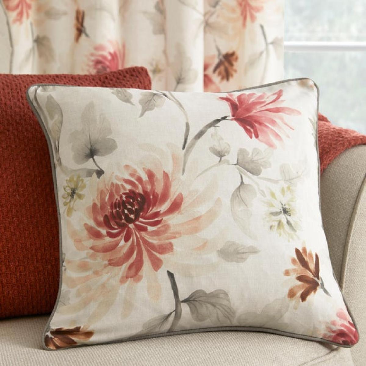 Nadia Cotton Square Filled Cushion – image 1