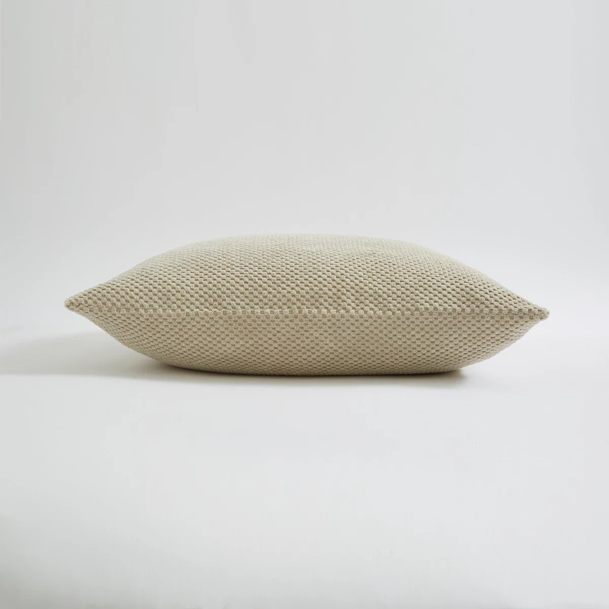 Chenille Spot Cushion Cream – image 2