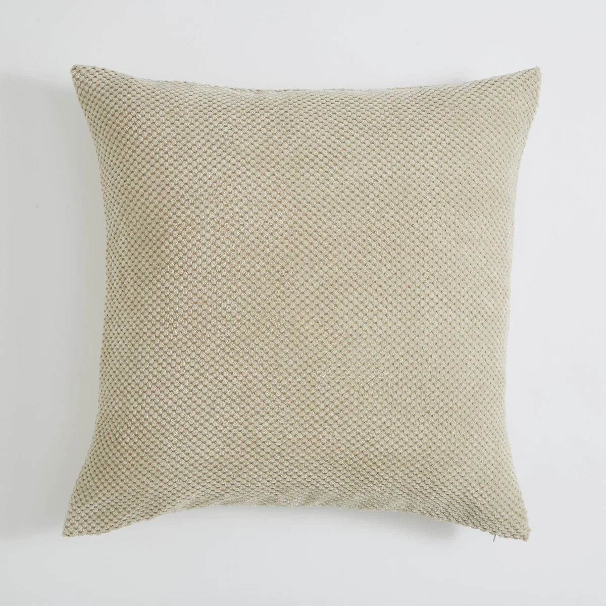 Chenille Spot Cushion Cream – image 1