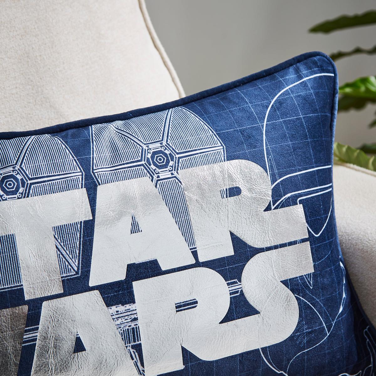 Dunelm Navy Blue Star Wars Cushion 30cm x 50cm Navy – image 2