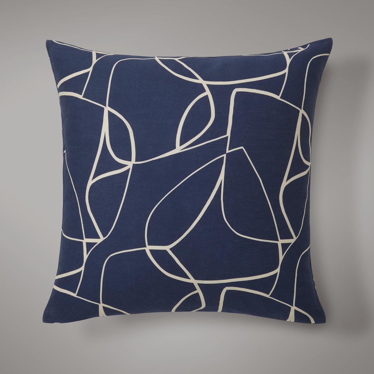 Elements Paco Printed Navy Cushion Navy – image 2