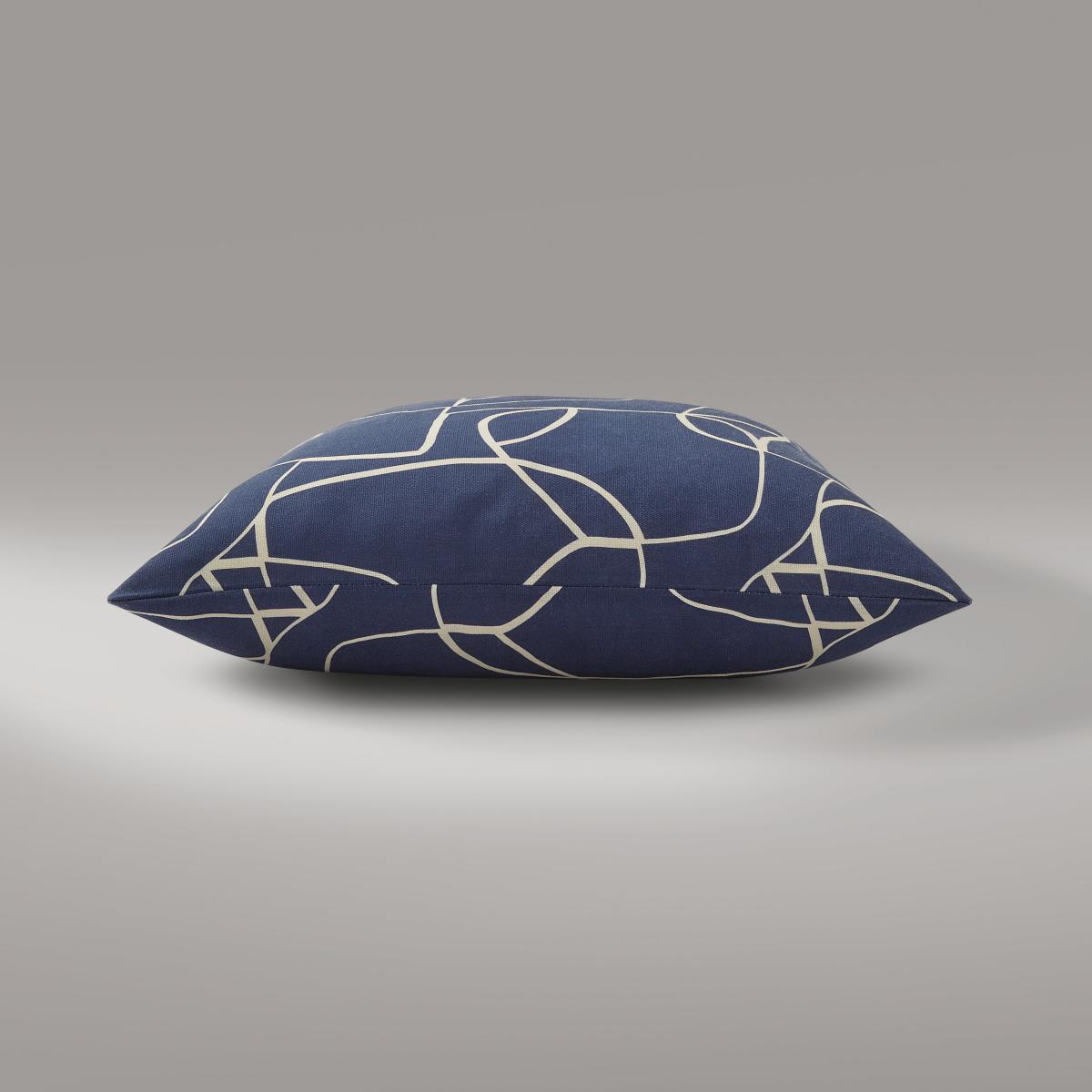 Elements Paco Printed Navy Cushion Navy – image 3