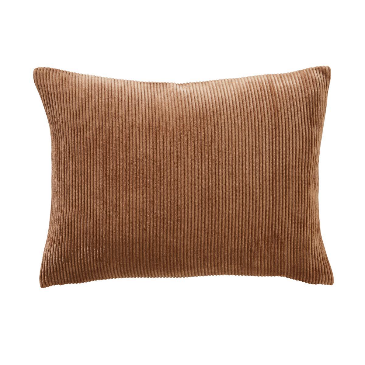 Corduroy Rectangular Cushion Yellow – image 4