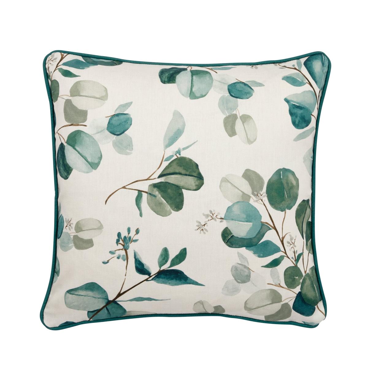 Eucalyptus Green Cushion Green/White – image 3