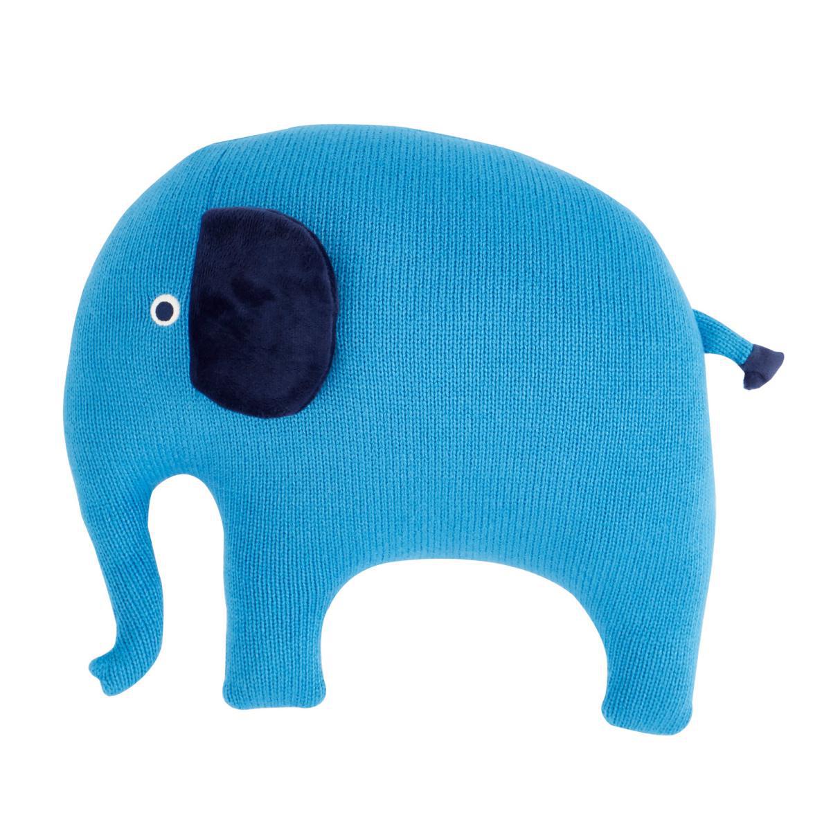 Elements Ezra Elephant 3D Cushion Light Blue – image 2