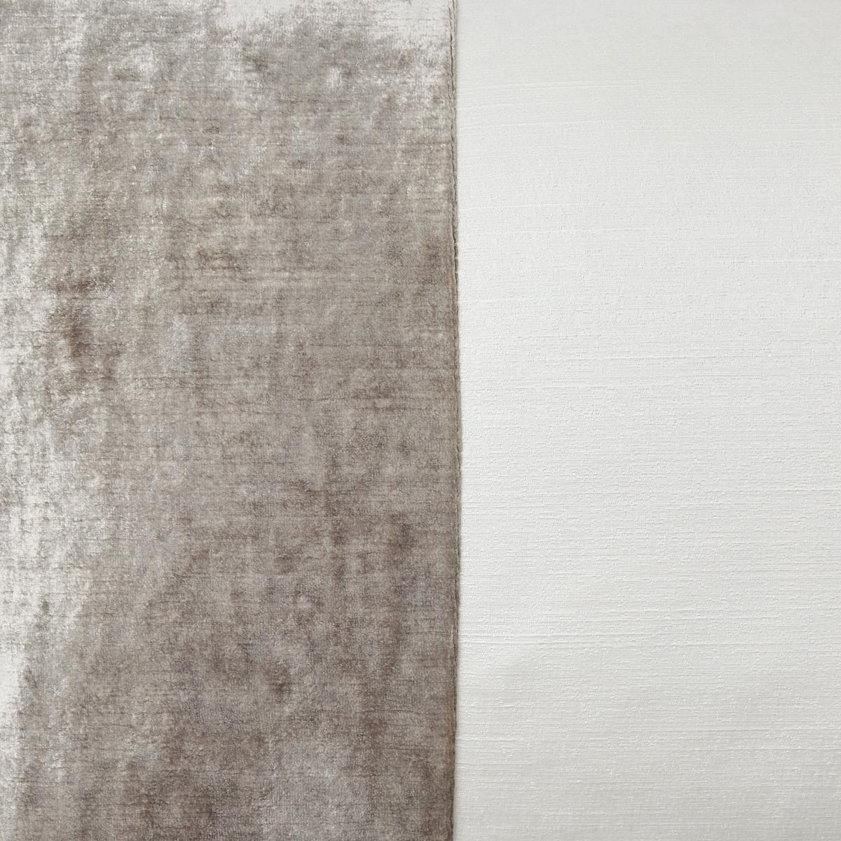 Luxe Grey White Panel Cushion Grey – image 3