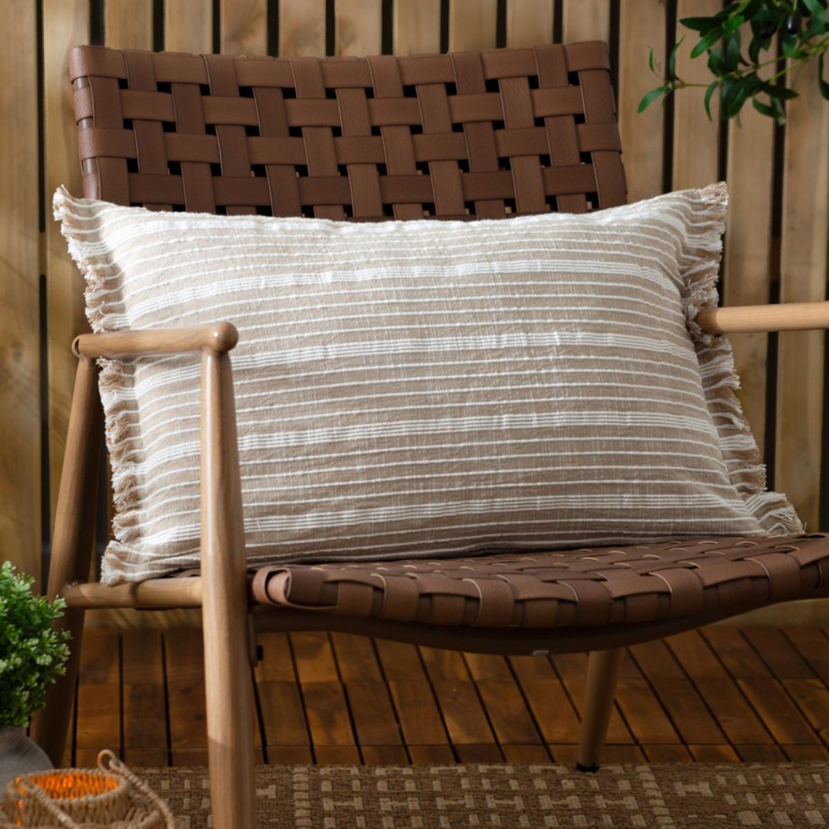 Yard Tide Rectangle Cotton Cushion – image 1