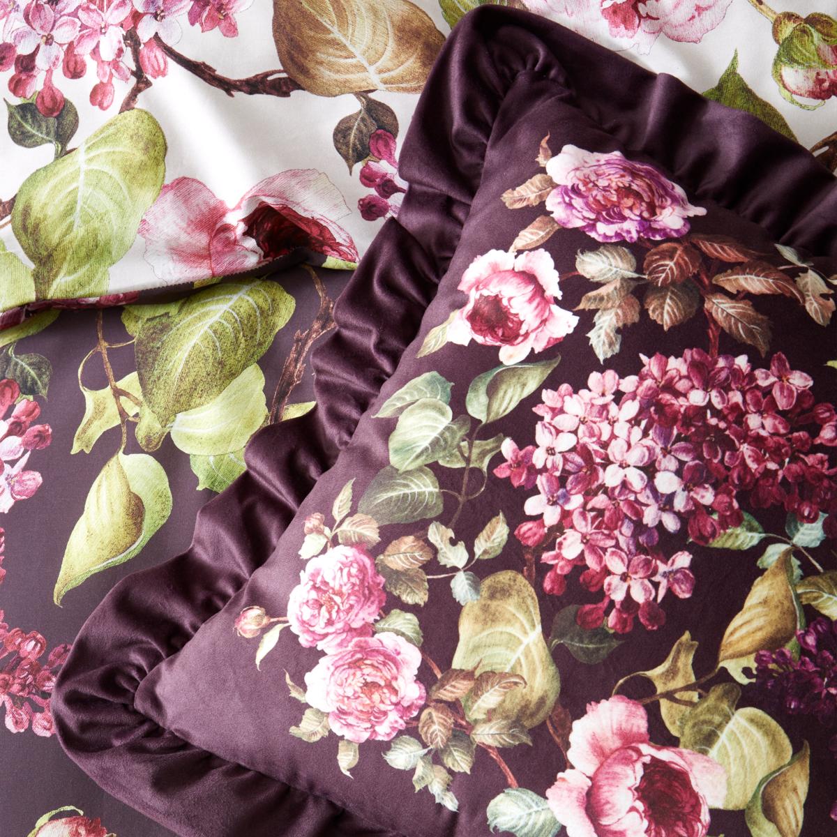 RHS Pia Floral Frill Velour Square Cushion – image 2