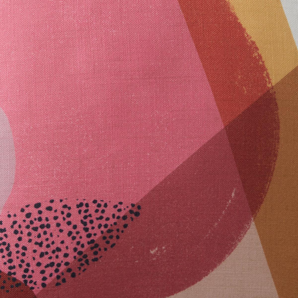 Modern Leaves Placement Cushion White, Pink and Yellow – image 3