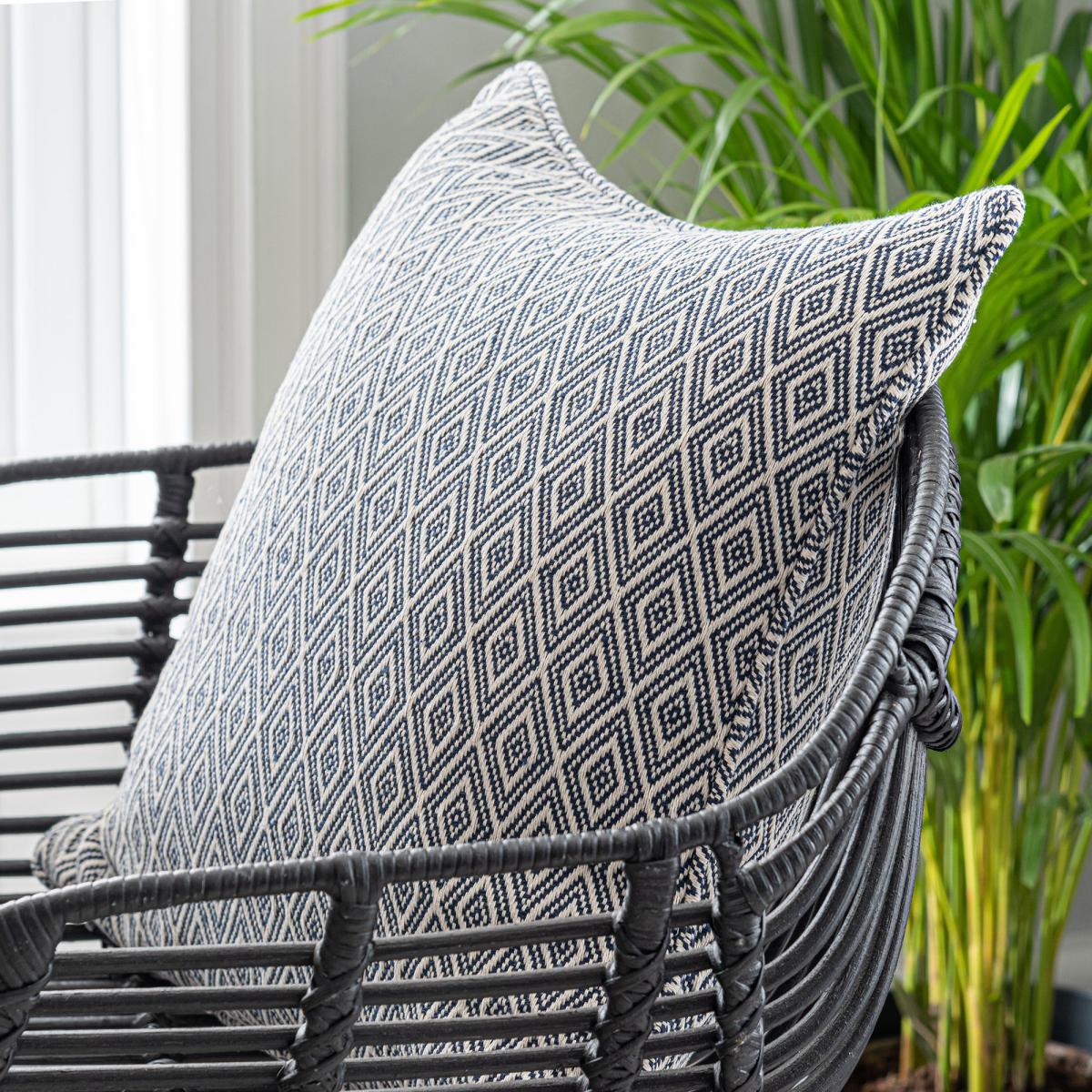 Elements Oslo Cushion Blue – image 3