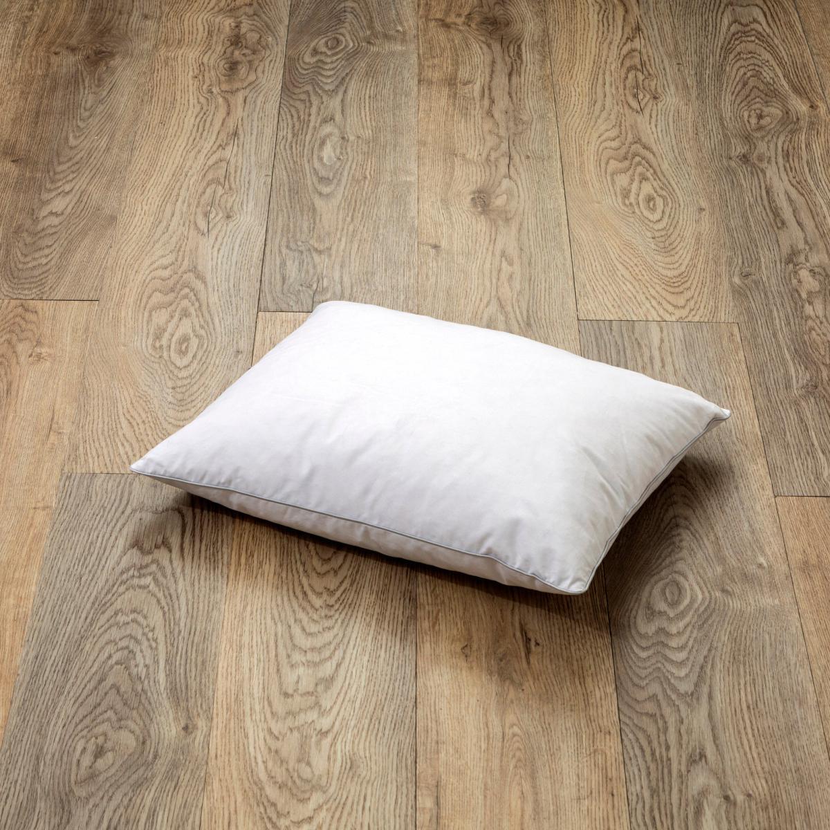 Goose Feather and Down Rectangular Cushion Pad White – image 1