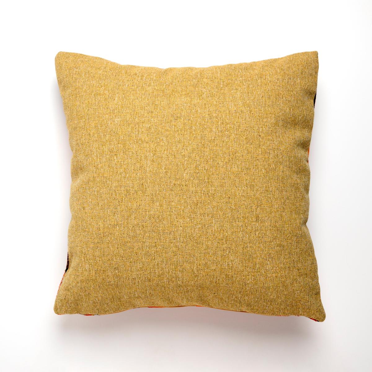 Regent Geo Cushion Cover Orange/Green/Black – image 4