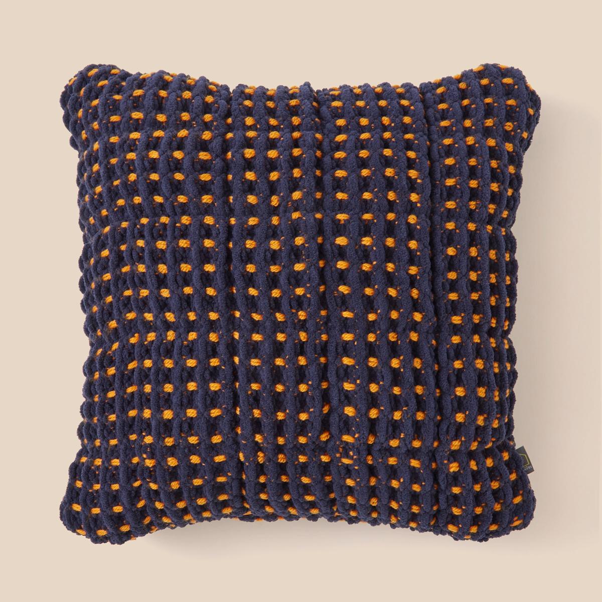 Elements Chunky Knit Cushion Orange – image 3