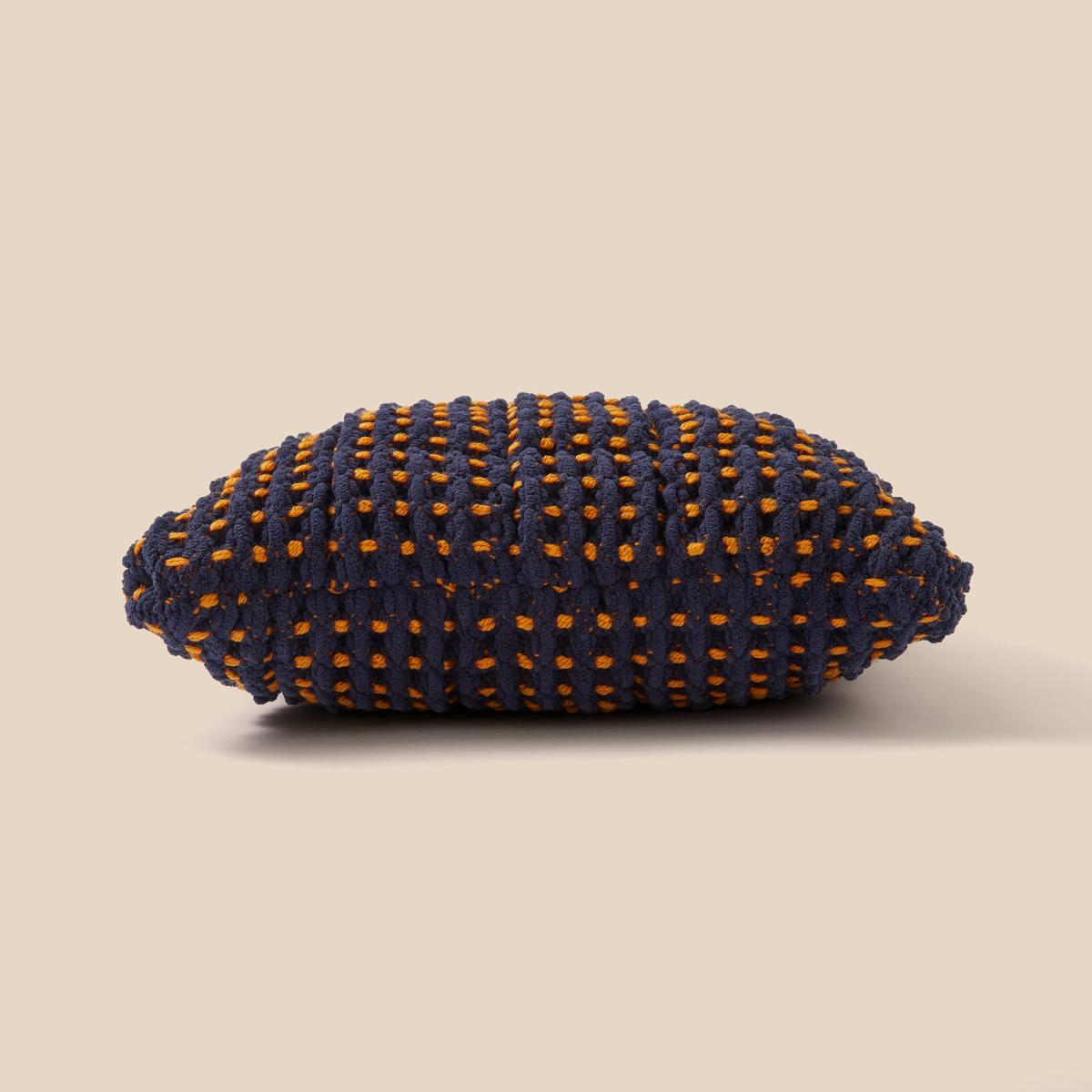 Elements Chunky Knit Cushion Orange – image 4