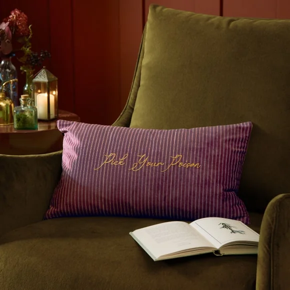 Furn. Pick Your Poison Rectangle Cushion – image 1