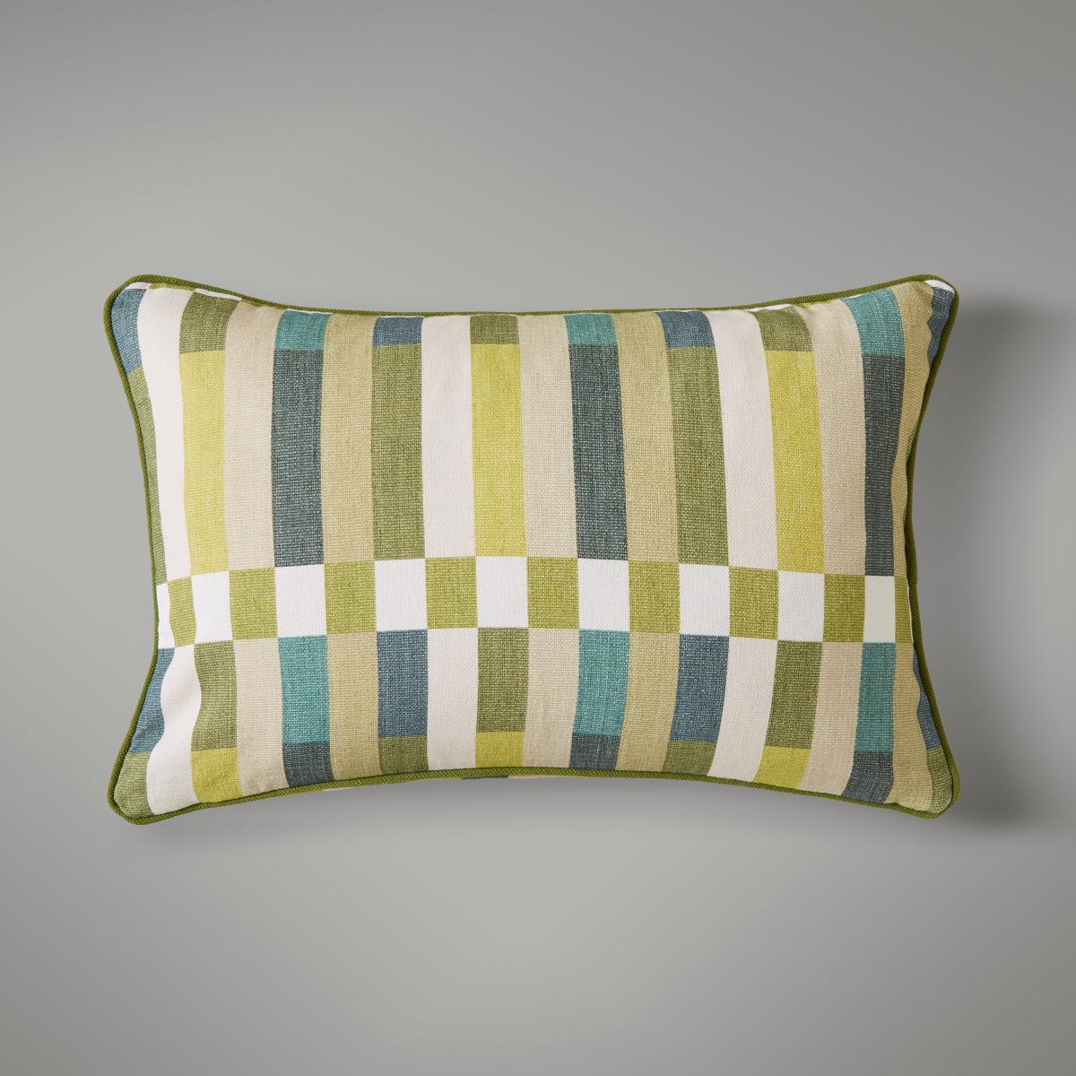 Block Stripe Green Cushion Green – image 2