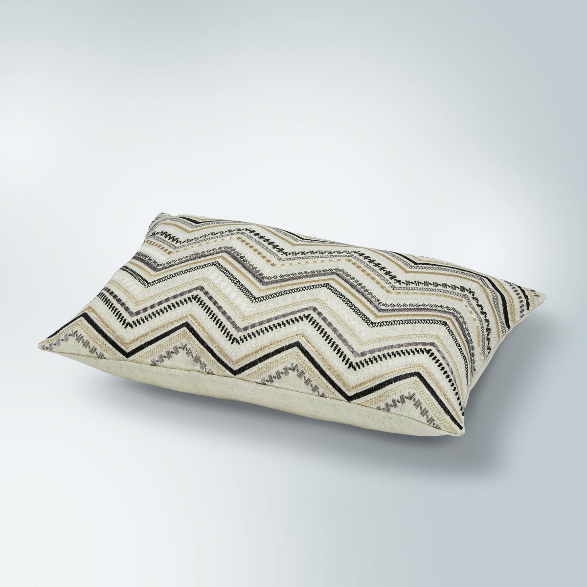 Esme ZigZag Cushion MultiColoured – image 3