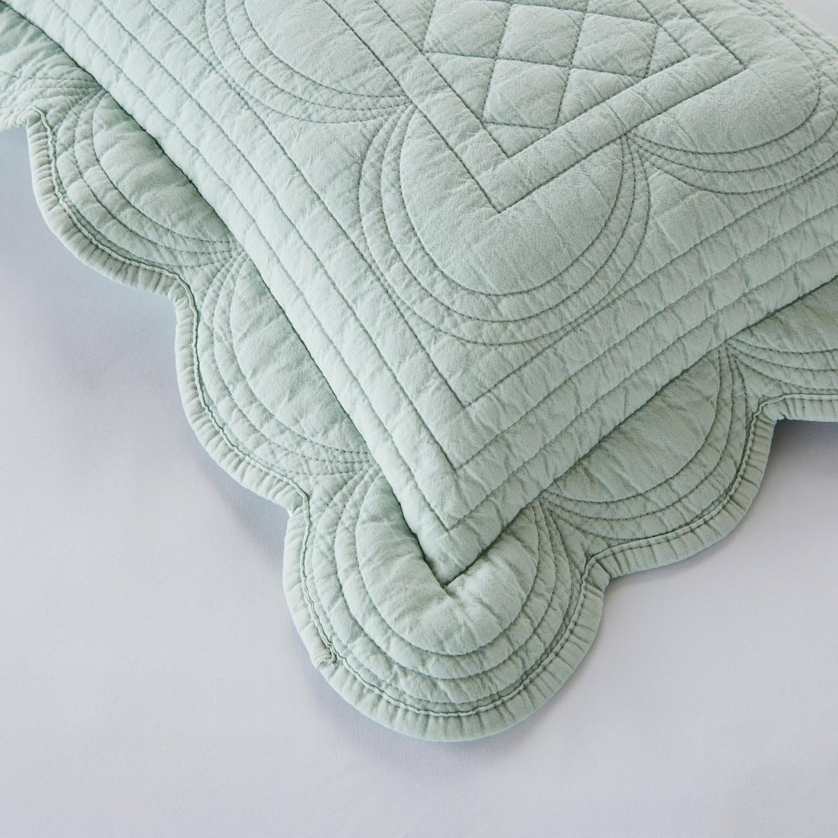 Dorma Soft Scalloped Rectangle Cushion – image 2