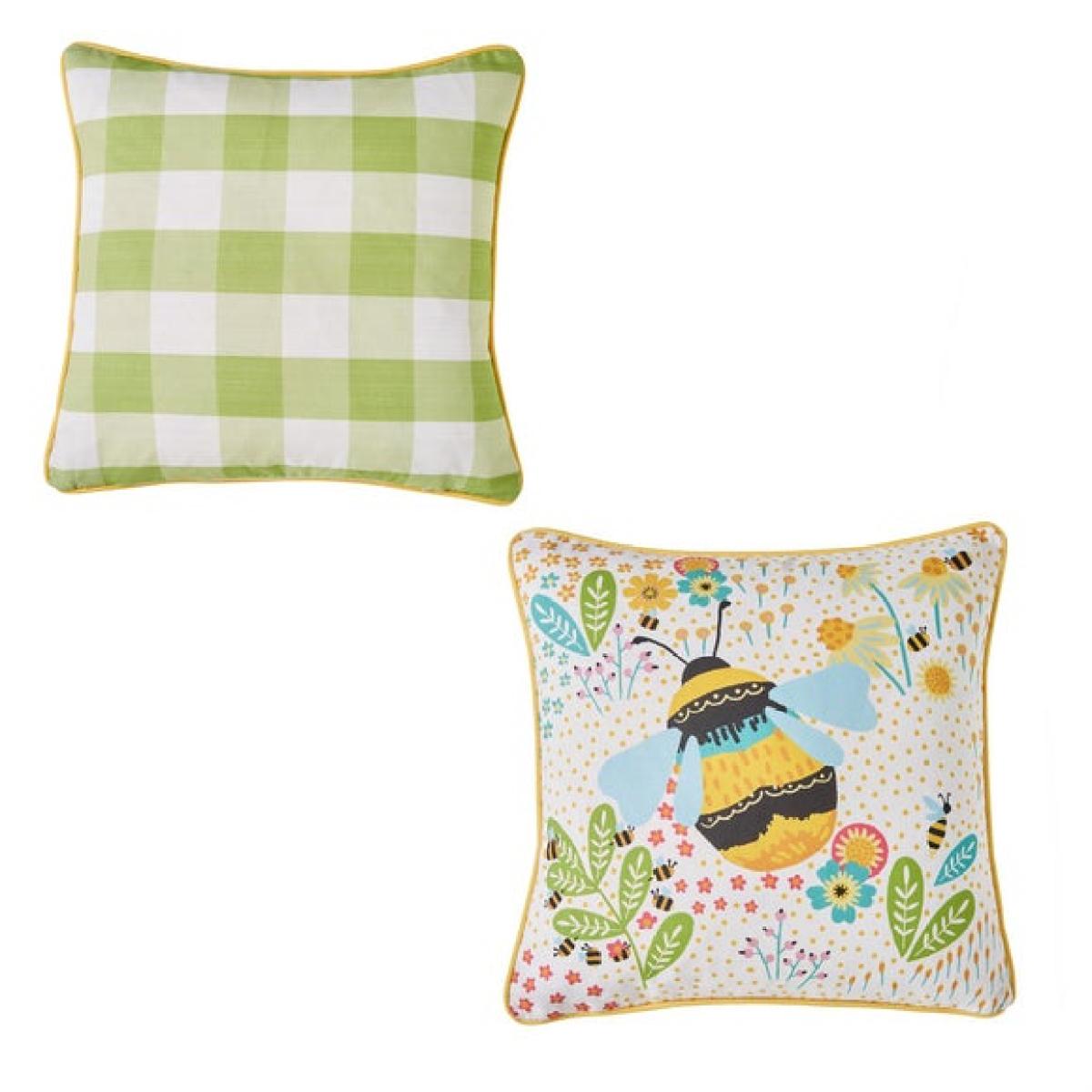 Buzzy Bee Outdoor Cotton Square Filled Cushion – image 4