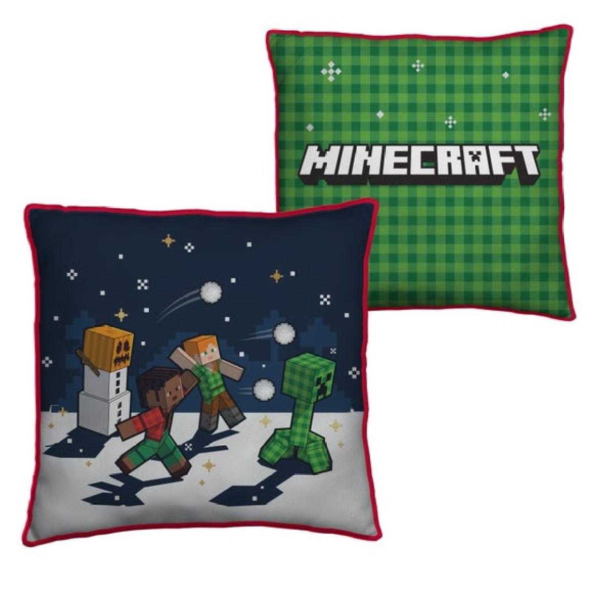 Minecraft Snowy Square Cushion – image 6