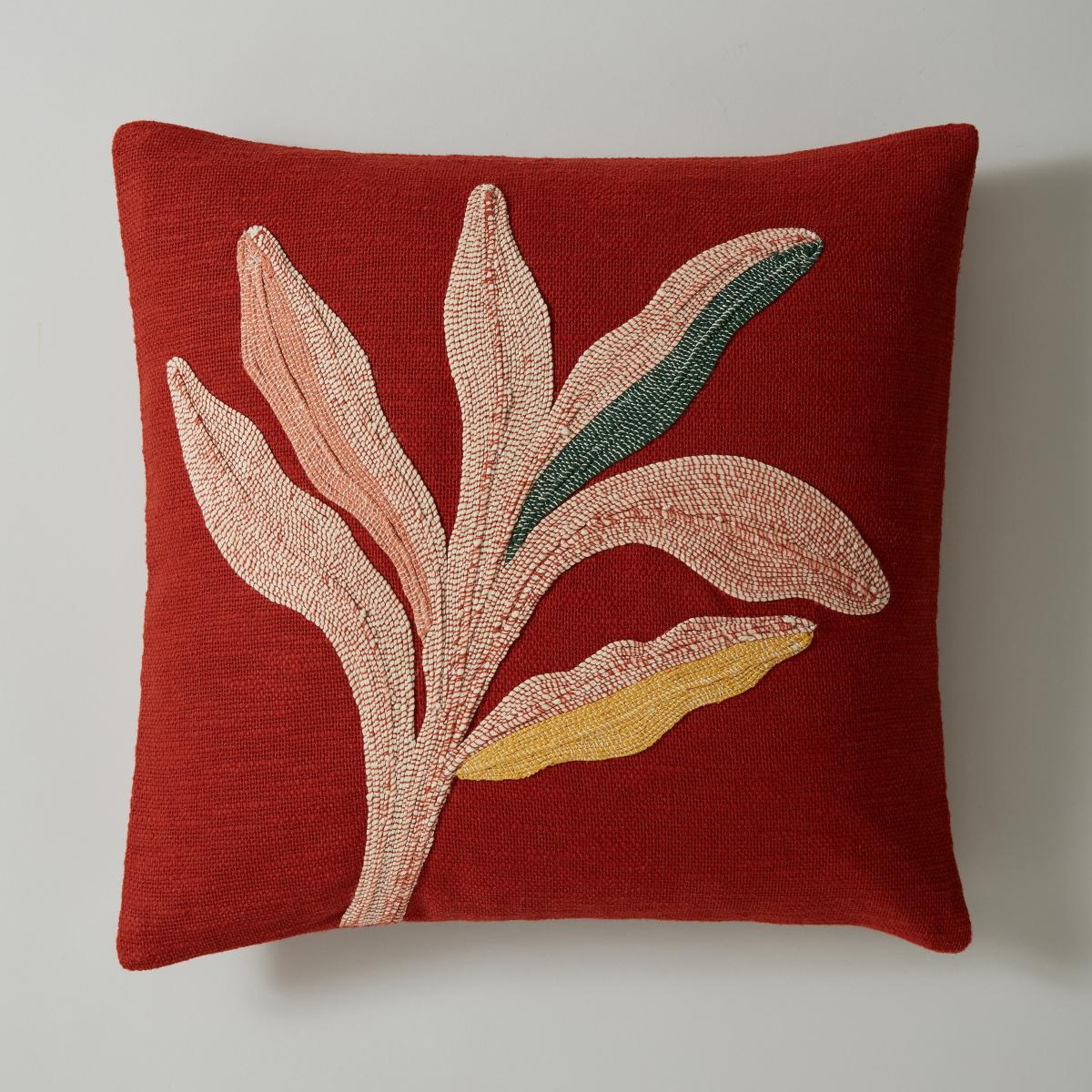 Orange Leaf Cushion Orange Orange – image 3