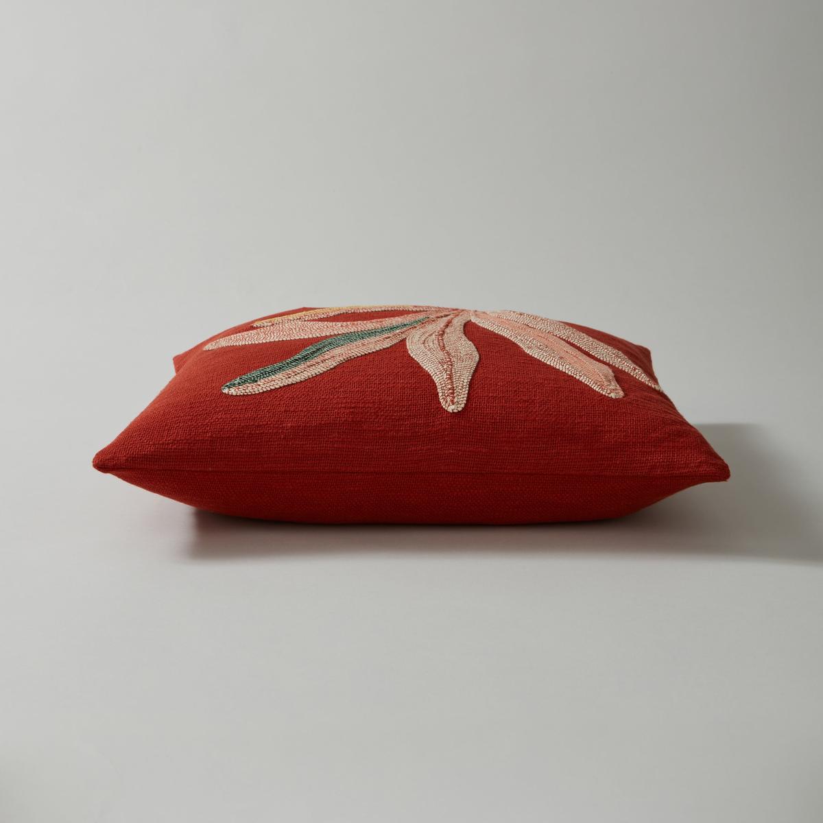 Orange Leaf Cushion Orange Orange – image 4