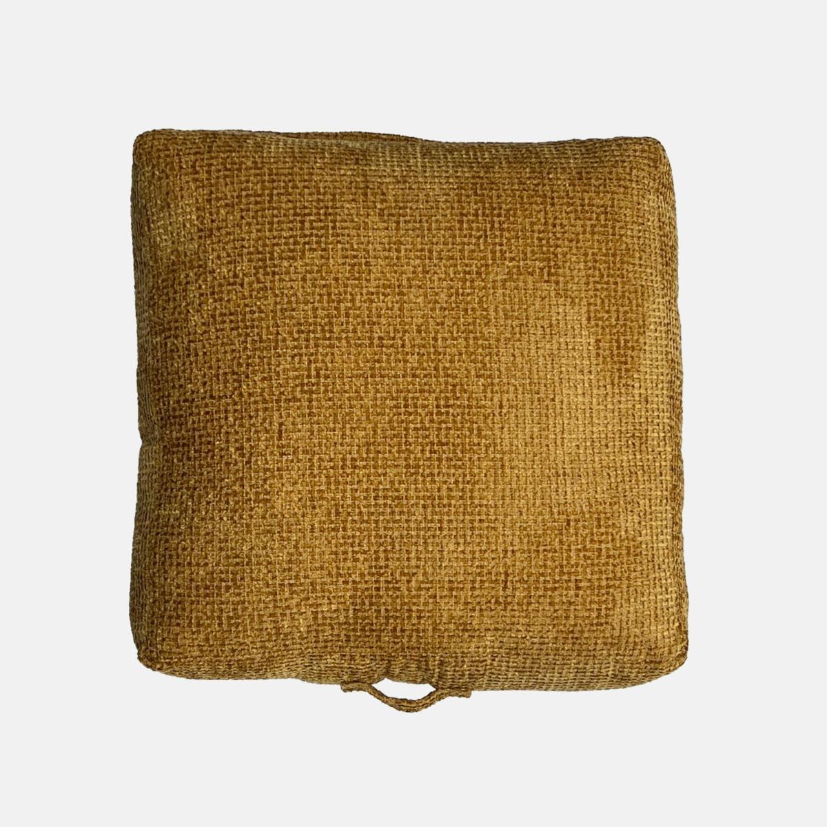 Daro Waffle Square Floor Cushion Yellow – image 3